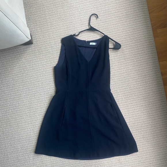 Vince Navy Blue Sleeveless Fit and Flare Dress, Size 8 - Picture 1 of 4